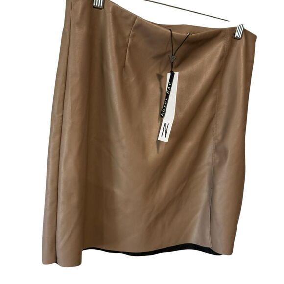 Revolve Noisy May Vegan Leather Clara Penny Mini Skirt - Picture 7 of 9